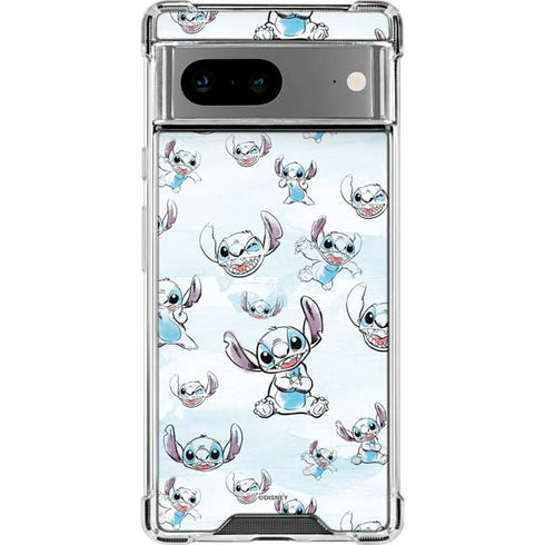 Disney Lilo and Stitch Pattern Google Pixel 8 Clear Case